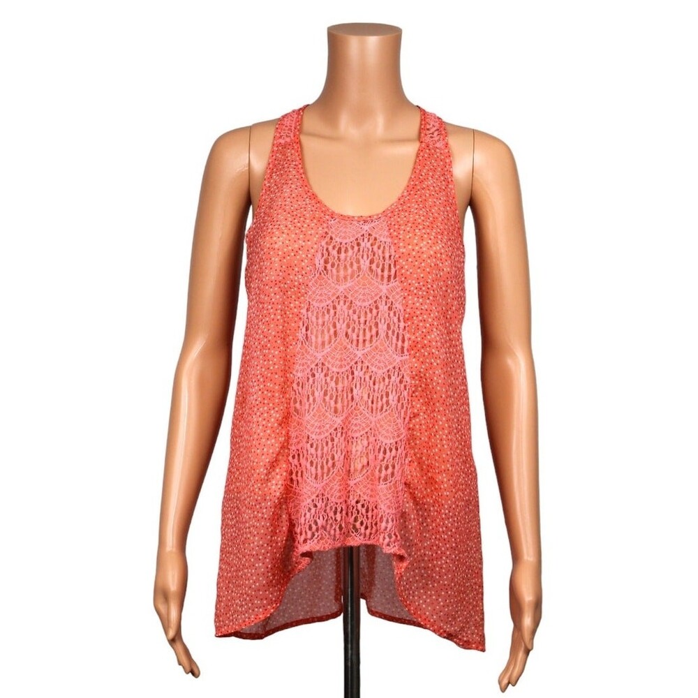 Vanity Sleeveless Sheer Top Women's Size Medium
